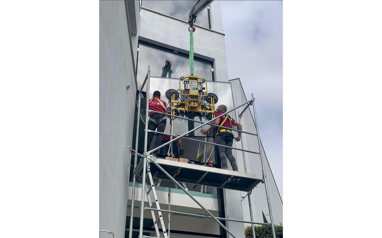 Obra quinta verde Almancil. 